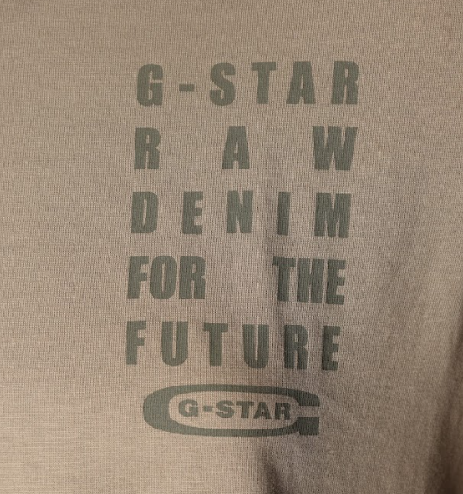 G-Star T-Shirt Text Chest Ensis Green